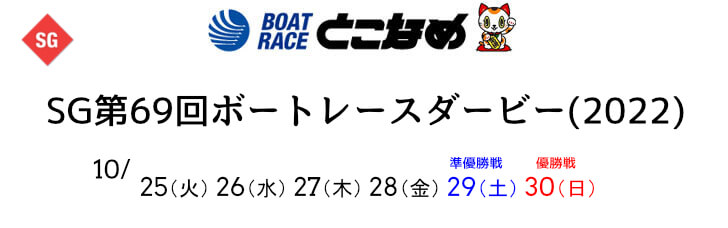 【10/26 常滑競艇予想】第69回ボートレースダービー 2日目(2022) 4Rの買い目を大公開！